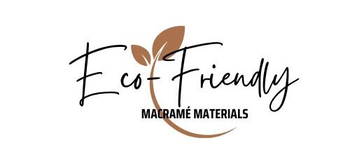 Eco-friendly macramé cotton cords and sustainable handmade décor